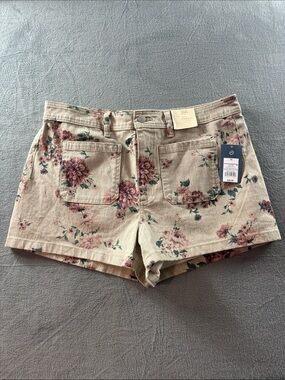 Universal Thread - Floral Print Women's Denim Sailor Shorts